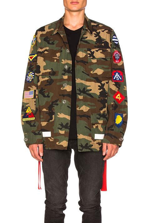 replica off white camo jacket|Off White Camouflage Jacket .